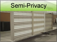 semi privacy pvc